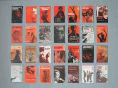 Enlarged book covers designed by George Hallett for Heinemann – African Writers Series. Photo: eye.on.art.